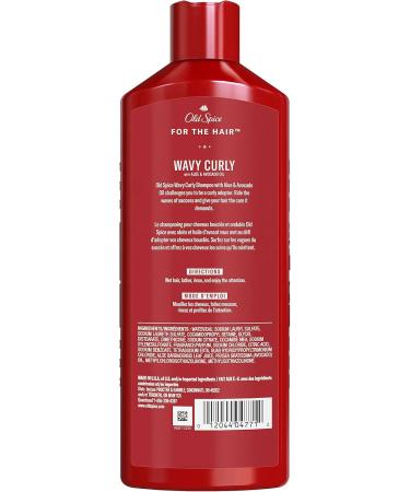 Old Spice Wavy Curly Shampoo with Aloe & Avocado Oil 13.5 fl oz/400 mL Shampoo (400 mL) - Buy Online on SooperMarket.com
