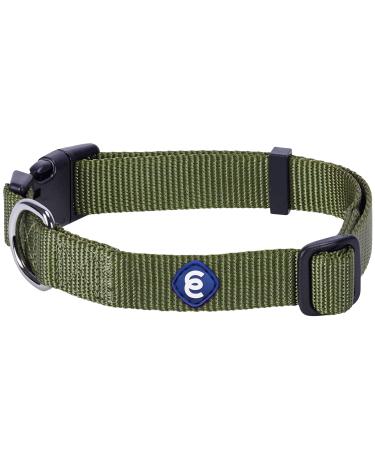 Blueberry Pet Essentials 20+ Colors Classic Dog Collars Small (Pack of 1) Military Green