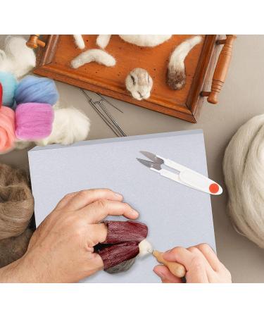 Needle Felting Kit - 40 Colors Wool Roving Set for Beginners | Felting Tool and Foam Mat Included - DIY Arts and Crafts Supplies - Buy Online on SooperMarket.com