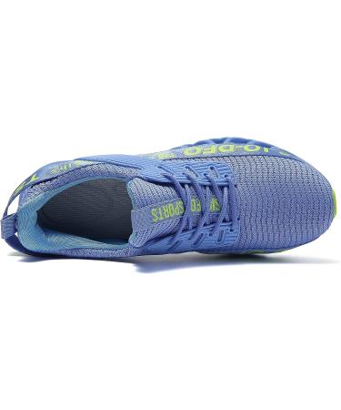 FRSHANIAH Men's Breathable Running Shoes - Sky Blue | Non-Slip Fashion Sneakers - Buy Online on SooperMarket.com
