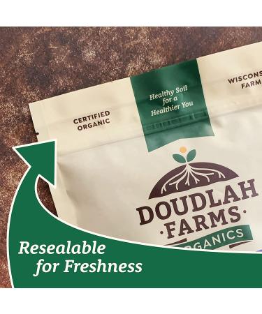 Organic Yellow Cornmeal 5lb by Doudlah Farms - Vegan, Non-GMO, USA Grown | Ideal for Cornbread, Muffins, Pancakes | Regeneratively Farmed | 5lb Pack - Buy Online on SooperMarket.com