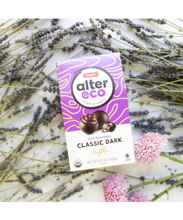 Alter Eco Organic Classic Dark Truffles - 4.2 oz Dark Chocolate Delights - Buy Online on SooperMarket.com