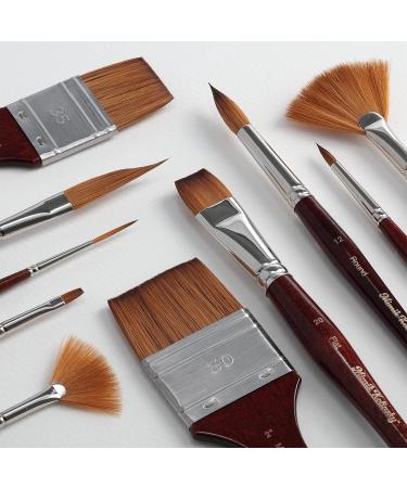 Creative Mark Mimik Kolinsky Synthetic Sable Short Handle Brushes - Sword Liner 1/4in - Elite Professional Brushes for Artists & Students - Buy Online on SooperMarket.com