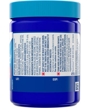 Vicks VapoRub Nasal Decongestant Cough Suppressant Relief from Cold Aches & Pains Chest Rub Ointment Original Scent 100 g/115 mL 115 mL Original - Buy Online on SooperMarket.com
