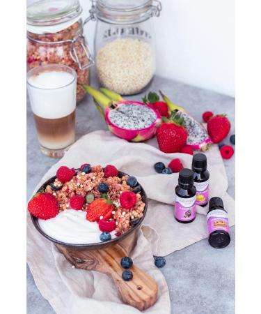 Sugar-Free Flavor Drops Set 2x30ml - Raspberry & Cheesecake | Zero Calories | Vegan Sweetener for Yogurt Porridge & Quark - Hello Shape - Buy Online on SooperMarket.com