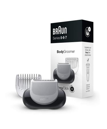 Braun EasyClick Body Groomer Attachment for Series 5, 6 and 7 Electric Razor, Compatible with Electric Shavers 5018s, 5020s, 6075cc, 7071cc, 7075cc, 7085cc, 7020s, 5050cs, 6020s, 6072cc, 7027cs