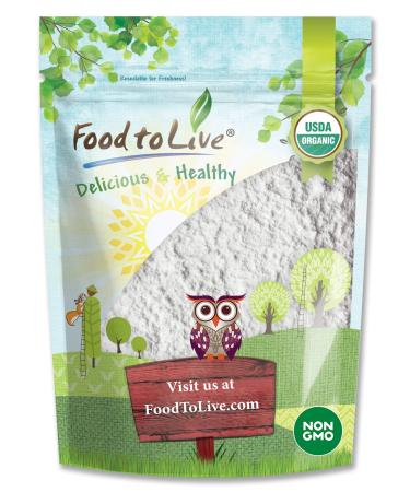 Organic Potato Starch, 1 Pound - Unmodified Powder, Non-GMO, Pure Flour, Kosher, Vegan, Bulk, Great for Cooking, Baking, and Thickening Souces, Soups and Gravy 1 Pound (Pack of 1)