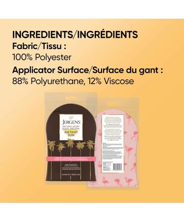 Self Tanner & Tanning Mitt Kit | Jergens Natural Glow Moisturizer & Bronzer (Deep Bronze) + Applicator Mitt for Flawless Natural Looking Colour - Buy Online on SooperMarket.com
