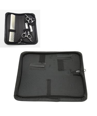 Portable PU Scissors Bag - Wear-Resistant & Soft Protection for Hairdressers | Professional Salon Tools - Buy Online on SooperMarket.com