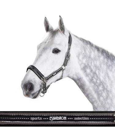 Eskadron Standard Halter PIN Buckle Black Warmblood extra large