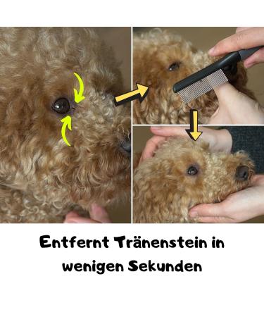 Moki Bear Flea Comb & Lice Comb for Cats & Dogs | Professional Anti-Flea & Lice Tool - Buy Online on SooperMarket.com