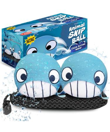 The ultimate jumping ball-water-jumping ball (2-pack) create permanent memories with your friends and family on the beach lake or pool-ideal for all age groups whale