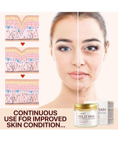 Buy Wild Yam Cream for Women - Natural Hormonal Support & Relief | International Shipping Available - Buy Online on SooperMarket.com