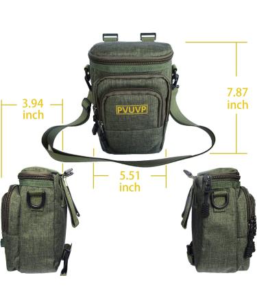 PVUVP Bike Handlebar Bag - 2.8L Waterproof Front Road Bike Bag for Commuter, Outdoor Riding, Traveling & Camping - Green - Buy Online on SooperMarket.com