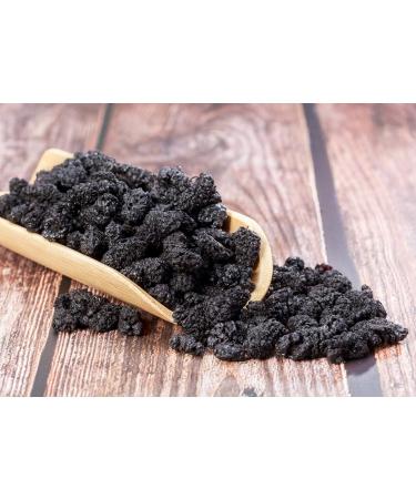 Organic Dried Black Mulberries 2 Pounds | Non-GMO Raw Fruit | Unsulfured & Unsweetened | Vegan & Kosher | Great for Snacking, Desserts & Granola | No Sugar Added | Morus nigra - Buy Online on SooperMarket.com