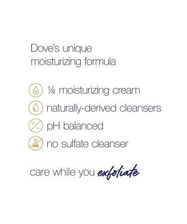 Dove Macadamia & Rice Milk Body Scrub 10.5 oz - Exfoliating Body Polish for Visibly Smoother Skin - Buy Online on SooperMarket.com