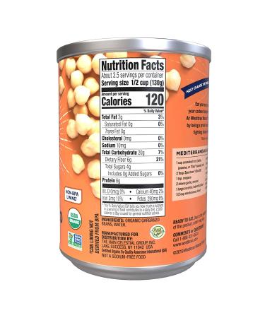 Westbrae Natural Organic Garbanzo Beans  No Salt Added  15 Oz (Pack of 12) - Buy Online on SooperMarket.com