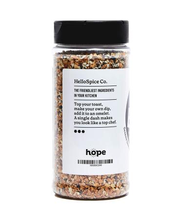 Everything Bagel Seasoning XL 9oz Jar - Sea Salt, Spices, Sesame Seeds, Onion Flakes & Garlic - Gluten Free & Keto - 1 Pack - Buy Online on SooperMarket.com