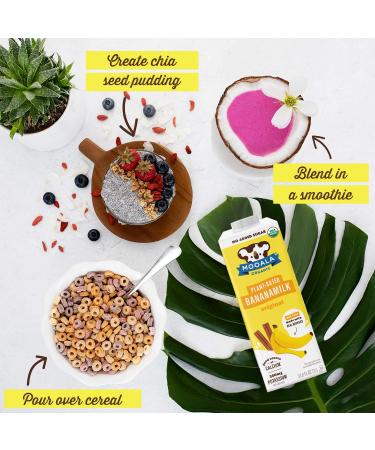 Mooala Organic Original Bananamilk 1L (Pack of 6) - Shelf-Stable Non-Dairy Plant-Based Beverage - Buy Online on SooperMarket.com