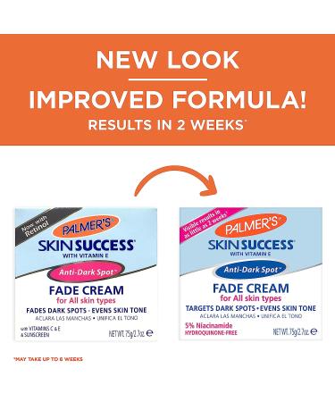 Palmer's Skin Success Anti-Dark Spot Fade Cream with Vitamin E & Niacinamide - Reduce Dark & Age Spots, 2.7 oz - Buy Online on SooperMarket.com