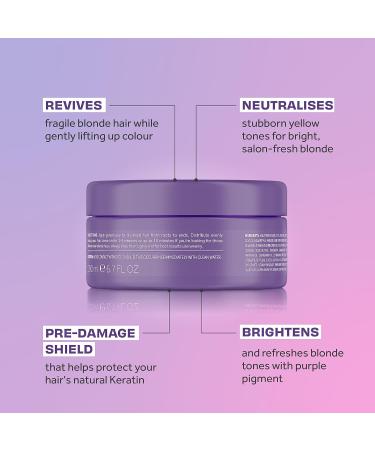 Lee Stafford Bleach Blondes Purple Toning Treatment Mask 200ml - Enhance & Neutralize Blonde Hair - International Shipping Available - Buy Online on SooperMarket.com