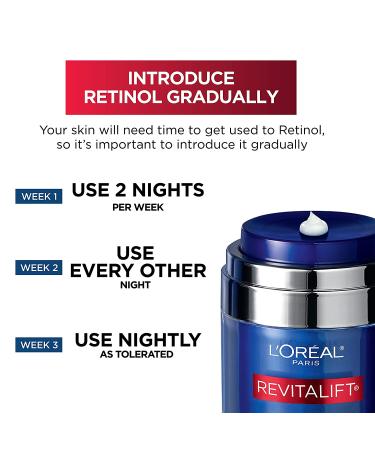 Revitalift Night Cream with Retinol & Niacinamide - Hydrate & Reduce Wrinkles | L'Oreal Paris - Buy Online on SooperMarket.com