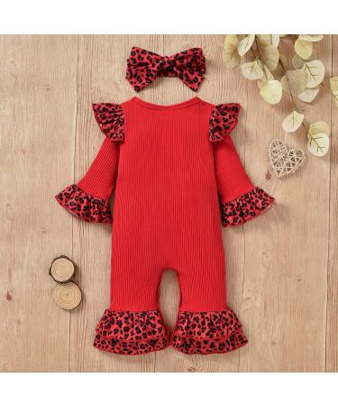 Loalirando Baby First Christmas Romper | Xmas Outfit for Newborns | 3-6 Months Red - Tree Design - Buy Online on SooperMarket.com
