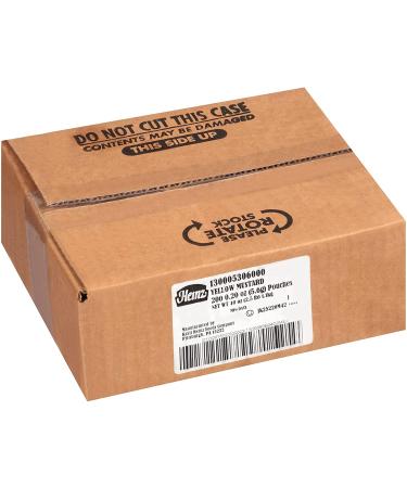 Heinz Yellow Mustard Single Serve Packets - 200 Ct Pack (0.2 oz each) - Buy Online on SooperMarket.com