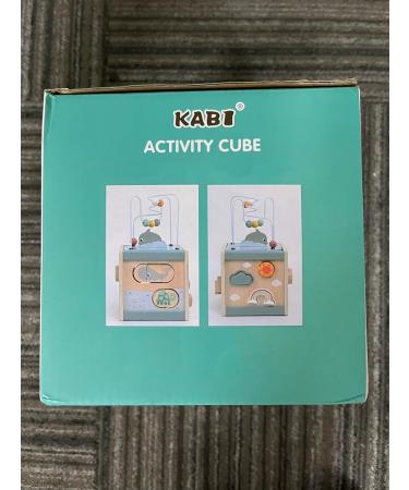 Motor Cube Activity Center: 6-in-1 Wooden Toys for Toddlers | Pearl Labyrinth & Sorting Games - Buy Online on SooperMarket.com