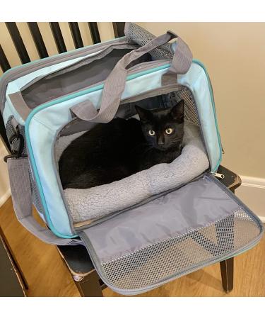 Soft Plush Cat Bed Mat with Pillow - Self-Warming and Anti-Skid Bottom - Ideal for Small Dogs and Cats - Buy Online on SooperMarket.com