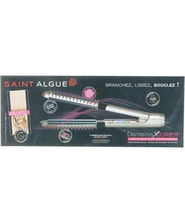 Demeliss XCurler 2-in-1 Professional Hair Smoothing & Curling Iron | Ceramic Plates 5 Temp Settings Long-Lasting Curls for All Hair Types - Buy Online on SooperMarket.com
