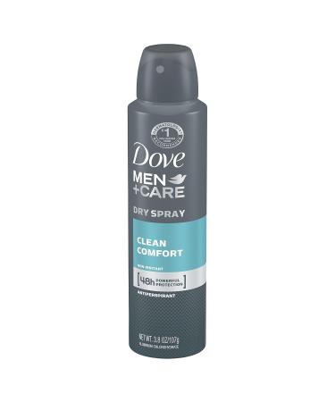 Dove Men+Care Dry Spray Antiperspirant Deodorant Clean Comfort 3.8 oz Clean Comfort 3.8 Ounce (Pack of 1) - Buy Online on SooperMarket.com