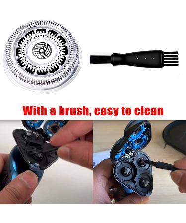 SH60/72 Replacement Heads for Philipss Norelco Shaver 6000 Series - Compatible with S6810, S6820, S6850, S6880/81 - Buy Online on SooperMarket.com