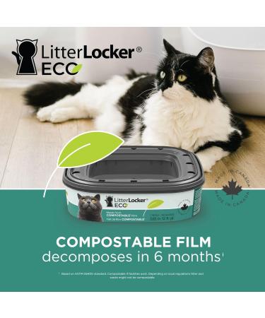 Litter Locker Refills Square Eco Refill 1pk Compostable cat Litter Bags - Buy Online on SooperMarket.com