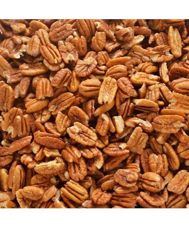 Pecan Shop Just harvested Unsprayed Raw Wild-Harvested 2 lb Fresh Texas Native Pecan Halves-Fresh Direct Ship 2 Pound (Pack of 1)