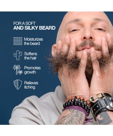 Sapiens Barbershop Beard Oil 50ml - Cosmos Organic Certified Beard Growth Oil - Natural Oils for Moisturizing and Promoting Growth - Made in France - Buy Online on SooperMarket.com