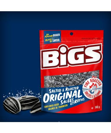 Bigs Sunflower Seeds Original Flavour - 8x140g Bags 8 Count - Buy Online on SooperMarket.com