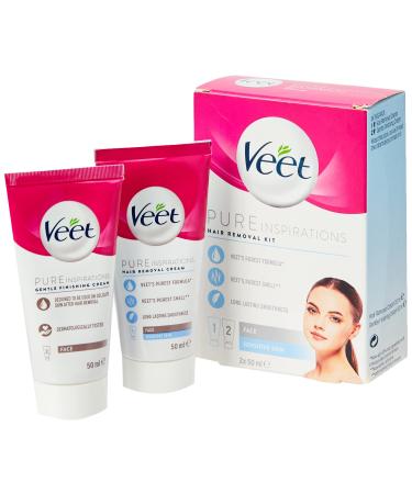 Veet Face Cream Kit Sensitive (2x50ml)