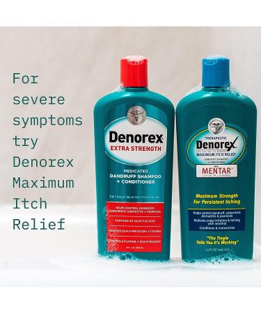 Denorex Extra Strength Anti Dandruff Shampoo & Conditioner Treatment 10oz - 3% Salicylic Acid for Dandruff, Seborrheic Dermatitis & Psoriasis - Buy Online on SooperMarket.com