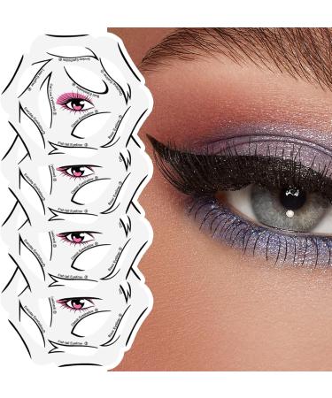 Eyeliner Stencil 4 Sheets 10 Models Each Eyeshadow Stencils 6 in1 Reusable Cat Eyeliner Stickers with Perfect Winged Tip Eyeshadow Stencils - Buy Online on SooperMarket.com