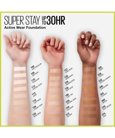 Maybelline Super Stay Full Coverage Foundation 115 Ivory - 1 fl oz (30 ml) | Long-lasting, Flawless Finish - Buy Online on SooperMarket.com
