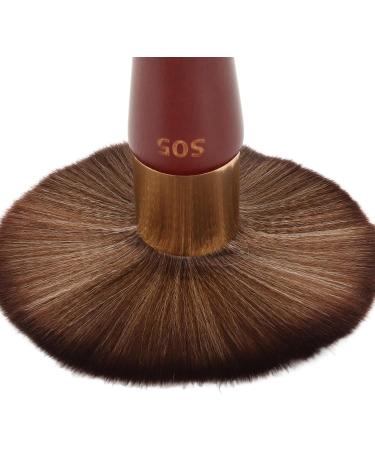 Neck Duster Brush Soft Barber Hair Brush for Fine Hair Removal Skin Friendly Neck Face Dust Brush with Soft Nylon Bristles and Wooden handle Easy Using Barber Cleaning Brush for Home Salon - Buy Online on SooperMarket.com