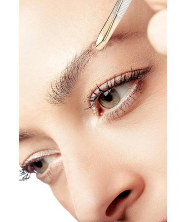 REMOS 8cm Tweezers with Cranked Straight & Gold Plated Tip - Precision Beauty Tool - Buy Online on SooperMarket.com
