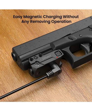 VOTATU H3L-GC Green Pistol Laser Sight | Ultra Low Profile Circle Dot Laser | Strobe Mode | USB Rechargeable - Buy Online on SooperMarket.com