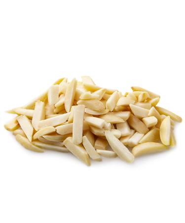 Oh! Nuts Blanched Slivered Almonds | 24oz Bulk Bag - Raw, Unsalted Almond Sticks for Snacking & Baking | High Protein, Heart Healthy, All Natural - 24oz - Buy Online on SooperMarket.com