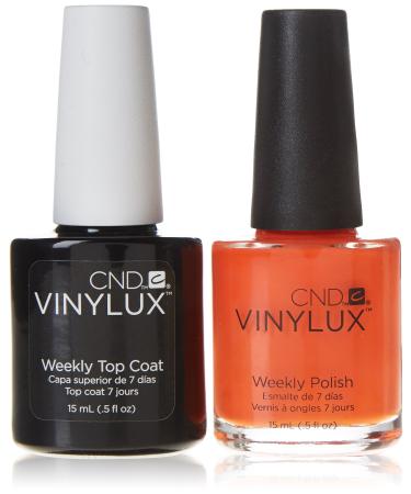 Vinylux Duo Top Coat Electric Orange