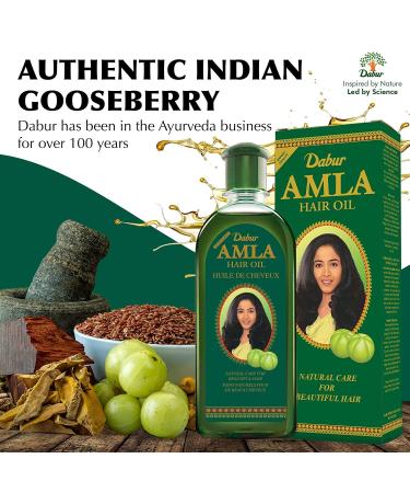 Dabur Natural Amla Hair Oil 180ml - Healthy Hair & Hydrated Scalp | Vital Indian Hair Oil for Men & Women - Shop Now - Buy Online on SooperMarket.com