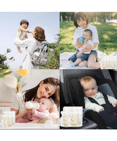 Jieyuchu Breast Milk Bags - 30 BPA-Free 250ml Storage Bags with Double-Row Closure for Quick Freezing & Thawing - Ideal for Breastfeeding - Buy Online on SooperMarket.com