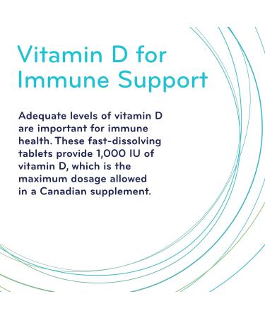 Sisu Vitamin D 1000 IU 400 Tablets - Quick Dissolve Vitamin D3 Tablets - Immune Support and Bone Maintenance - Gluten & Dairy Free - 400 Servings - Buy Online on SooperMarket.com