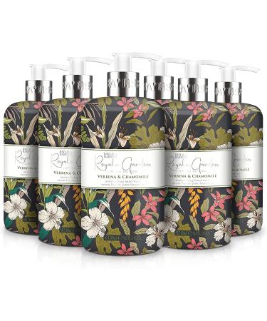 Baylis & Harding Royale Garden Hand Wash Bundle - 6 Peach Peony & Jasmine + 6 Verbena & Chamomile (12 x 500ml) - Vegan Friendly - Buy Online on SooperMarket.com